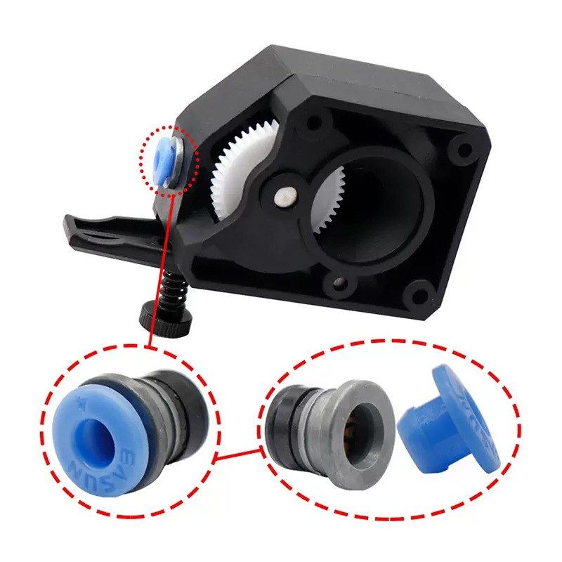 鲍登管件卡扣BMG机构内嵌气接头3D打印机配件X快速插头管接