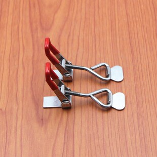 304不锈钢4001快速夹具 可调节搭扣 防锈门栓式夹钳扣门栓锁扣