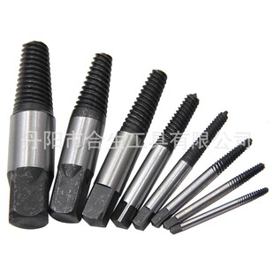8pc水龙头断丝取出器 粗牙细牙断头螺丝取出工具灰色吹塑盒装