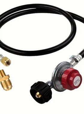 TK热销0-30PSI高压调压阀带表减压阀阀含U编织软管5FT