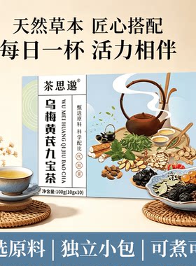 乌梅黄芪九宝茶独立茶包可煮可泡