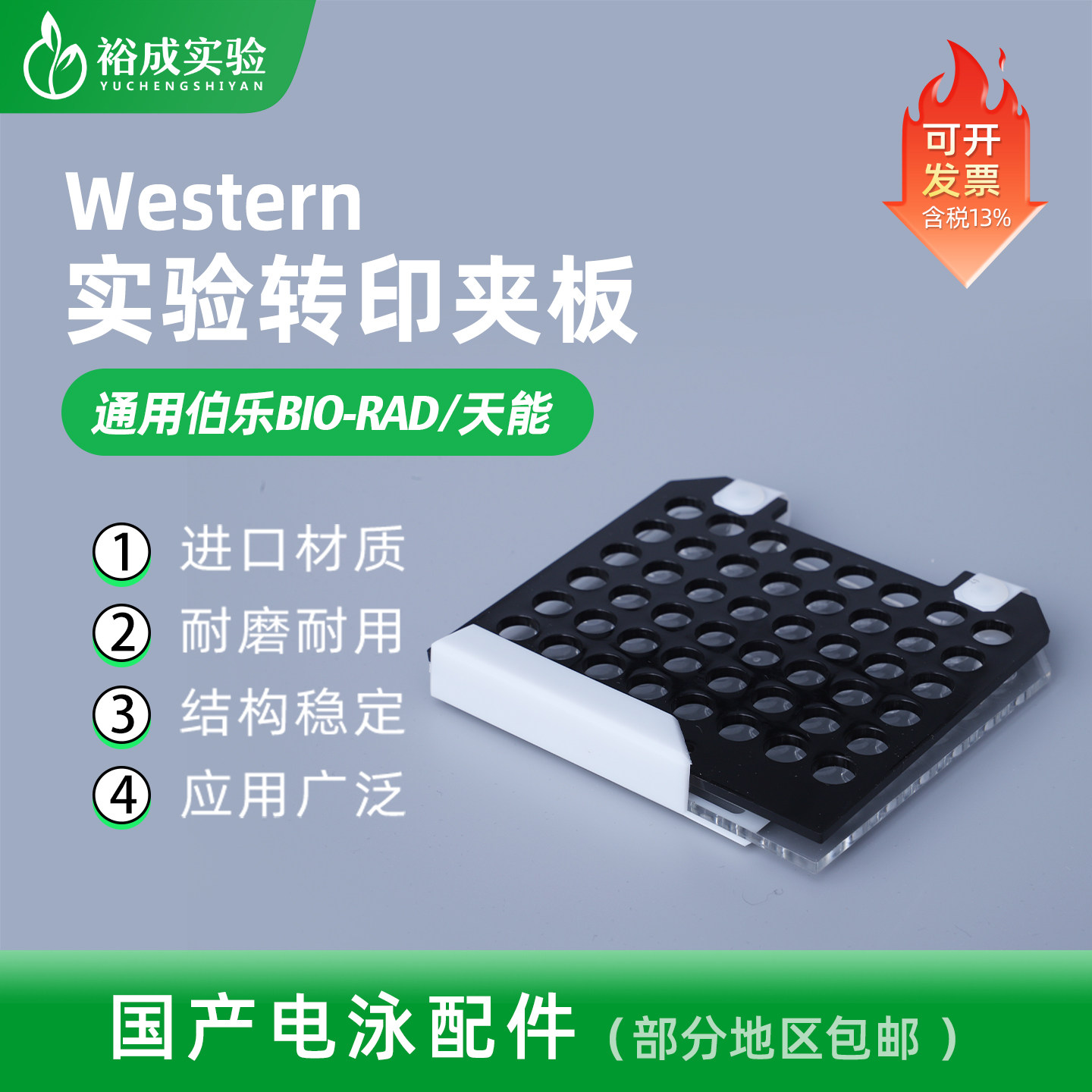 裕成实验转膜三明治夹板电泳耗材