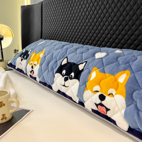 牛奶绒夹棉长枕套单只装