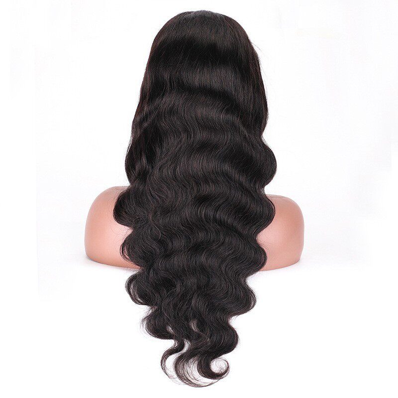 Body Wave human hair lacewig100%真人发假发蕾丝头套外贸现货