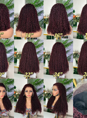 12A SDD Wigs Pixie Curly 13X4 Glueless Lace Wig Human Hair