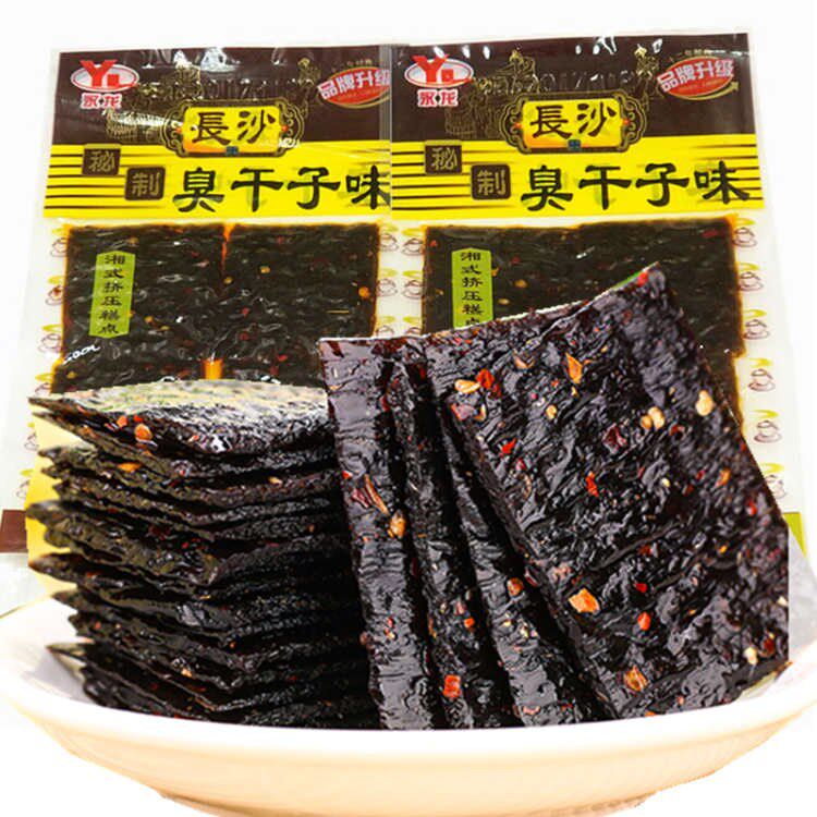 永龙香辣长沙臭干子辣条辣丝辣片臭豆腐湘式糕点麻辣零食多规格选