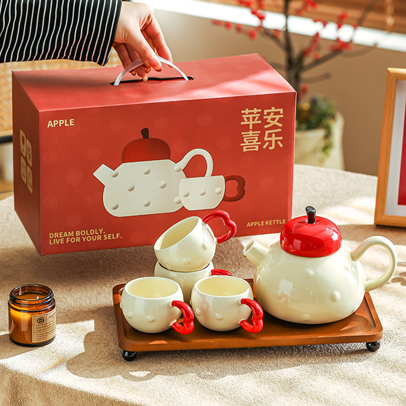 乔迁新居杯子套装送礼茶杯茶具家用客厅杯具结婚礼物水杯新年礼品