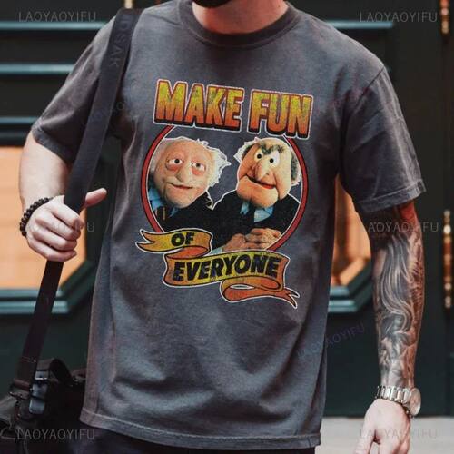 Statler and Waldorf T Shirt Men Women Fashion O Neck T-Shirt
