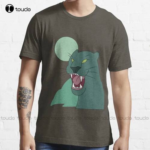 New Panther Shirt Falls T-Shirt Cotton Tee Shirt Men Hawaiia