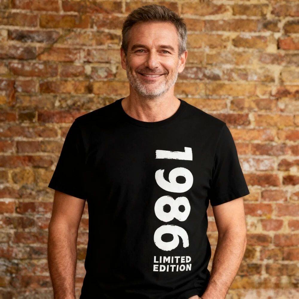 1986 Limited Edition Unisex Tee Vintage 40th Birthday Tshirt