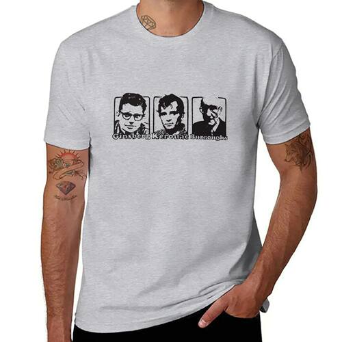 Beat Trinity: Kerouac, Burroughs and Ginsberg T-Shirt summer