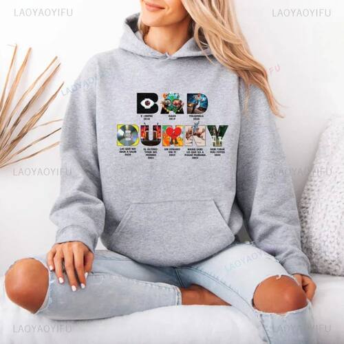 2025 New Album Bad Bunny Debi Tirar Mas Fotos Woman Hoodie H