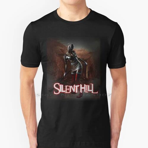 Silent Hill Nurse 100% Cotton T Shirt Nurse Movie Scary Cree