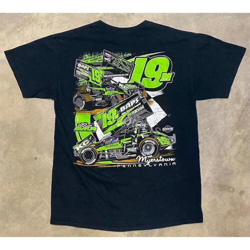 Men's 2013 Brent Marks Sprint Car Graphic T-Shirt Black with
