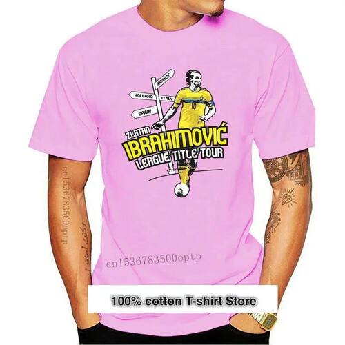 Camiseta Zlatan Ibrahimovic Tour para hombre, camisa nueva