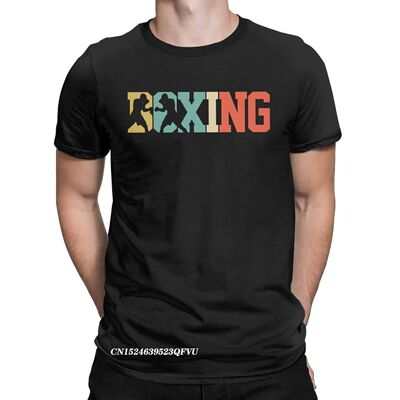 Boxing Tops T Shirts For Men Pure Cotton Funny Tee Shirt Cre