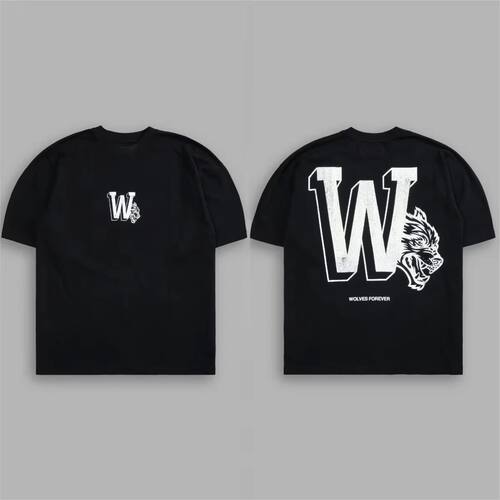 Darc Wolf Sport T-shirt Oversized Printing Tshirt Workout Gy