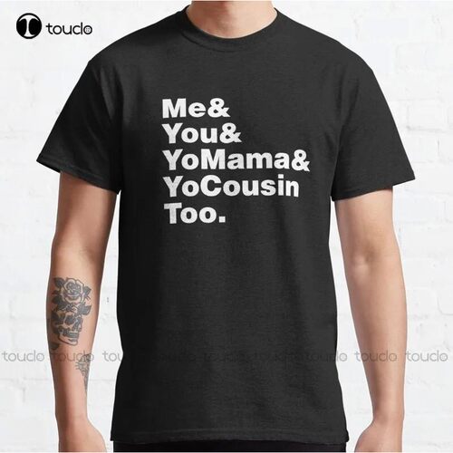 New Yo' Mama Helvetica List Shirt Classic T-Shirt Cotton Tee