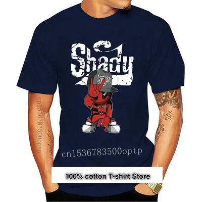 Camiseta ajustada Shady Hiphop Eminem Legend Rapper, nueva