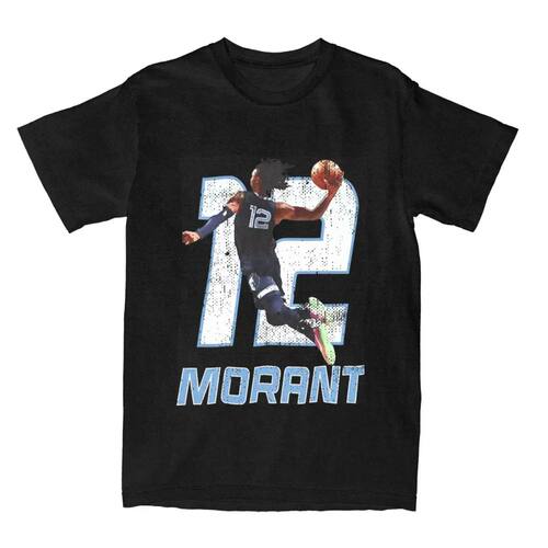 Man T-Shirt Ja Morant 12 T Shirts Fashion Basketball Player