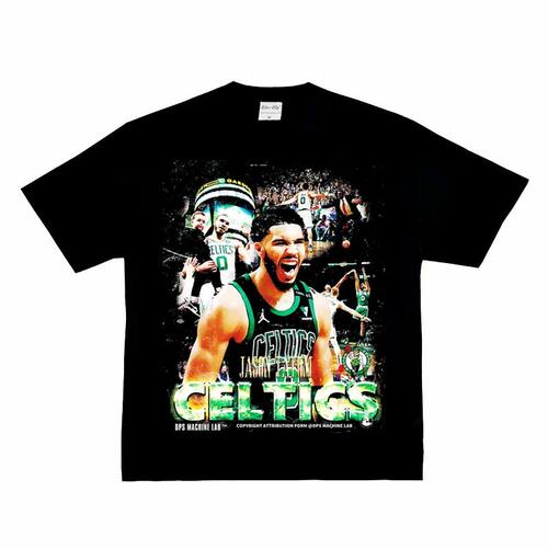 NBA Star Tatum Tatum Cotton Black Short Sleeve Blockbuster M