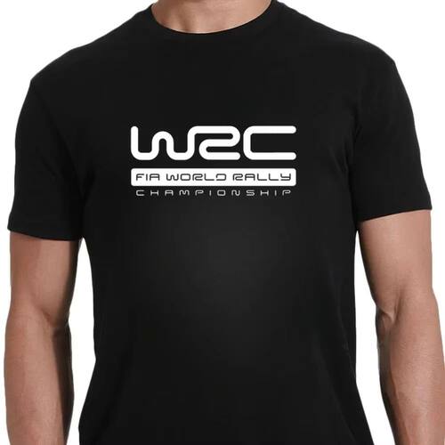 World Rally Championship WRC T Shirts Fashion Men Summer Sho