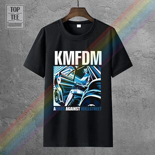 New Popular Kmfdm A Drug Against War Men'S Black T Shirt Siz