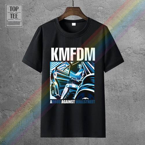 New Popular Kmfdm A Drug Against War Men'S Black T Shirt Siz