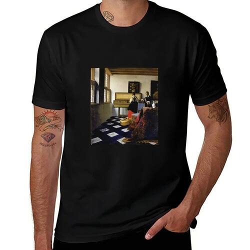 The Music Lesson (Vermeer) T-Shirt shirts graphic sweat new