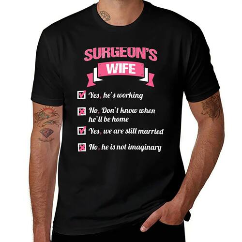 SURGEON'S WIFE T-Shirt boys whites quick-drying sublime anim