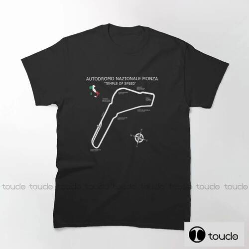 New Autodromo Nazionale Monza Black Men'S T-Shirt Printed T-
