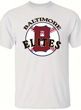 Baltimore Elites Men's Classic Black Baseball League T-Shirt