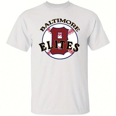 Baltimore Elites Men's Classic Black Baseball League T-Shirt