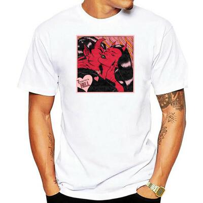 Vintage Summer Harajuku Devil Kiss of woman tshirts Death Y2