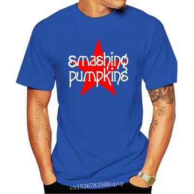 New THE SMASHING PUMPKINS STAR LOGO BLACK T SHIRT ALTERNATIV