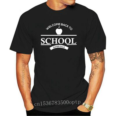 Welcome Back To School T Shirt Designer New Fashion Loose Un