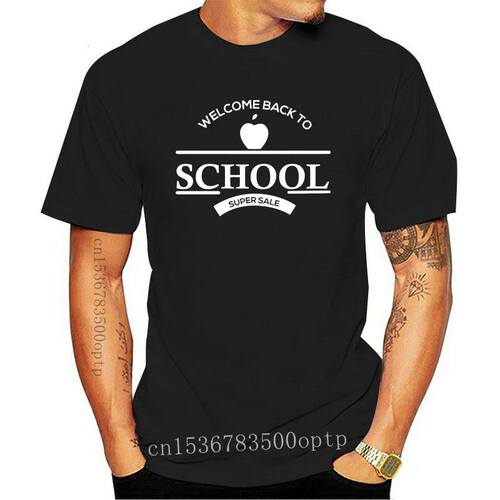 Welcome Back To School T Shirt Designer New Fashion Loose Un