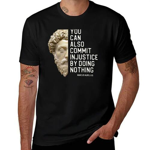 You can also commit injustice by doing nothing in white - Ma