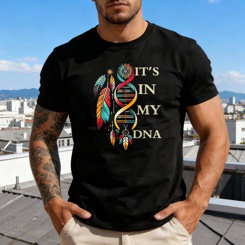 Its in My Dna Indigenous Native American Indian Day Unisex T