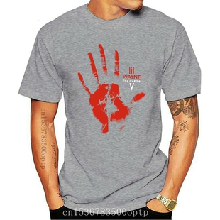 New Lil Wayne Tha Carter V Red Hand T-Shirt Size S-2Xl Humor