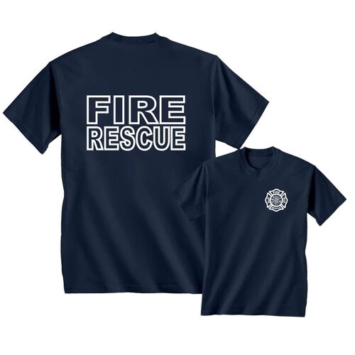 Fire Rescue Firefighter Firemen Gear T-Shirt Men's Fashion T