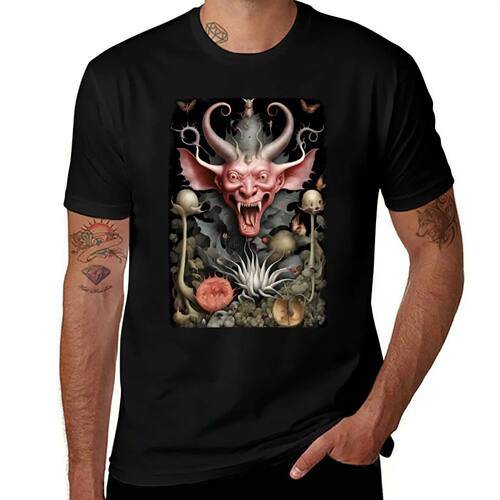 Demon from the garden of earthly delights T-Shirt sports fan