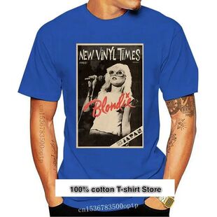 Blondie-camiseta negra Punk Rock para hombre, camisa informa