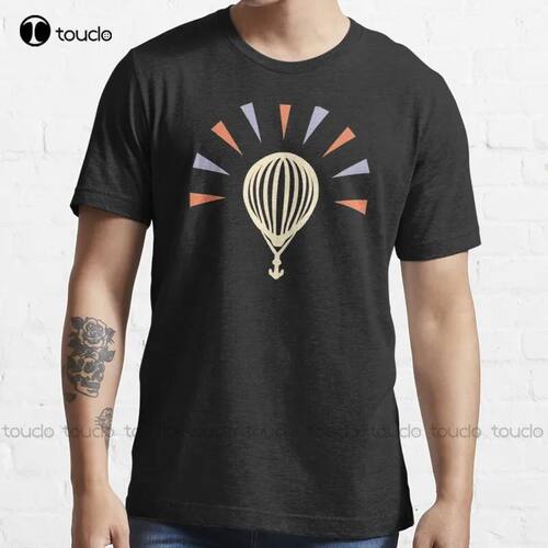 New Air Ballon T-Shirt Cotton Tee Shirt Orange?Shirt Custom
