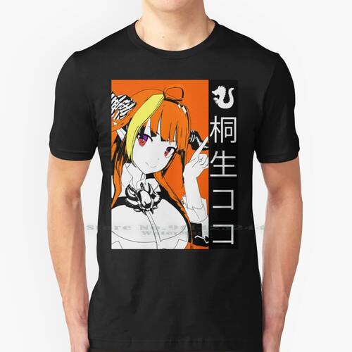 Hololive Kiryu Coco 100% Cotton T Shirt Hololive Gen 4 Holol