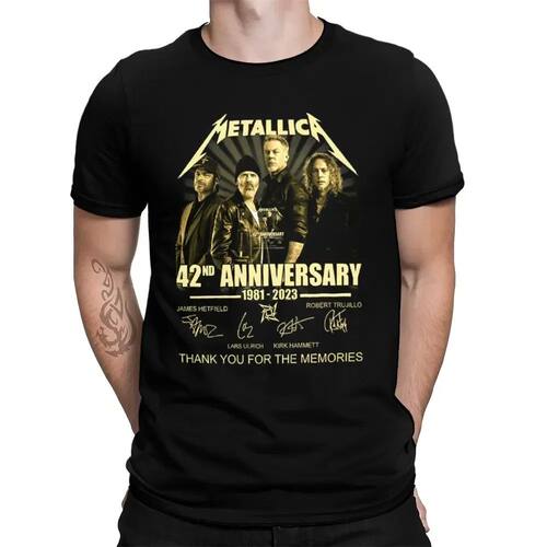 Hot Sale  New MéTáLLíCA 42nd Anniversary 1981 2023 T-Shir
