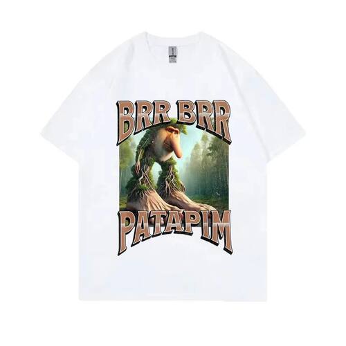 Italian Brainrot Funny Meme T-shirt Brr Brr Patapim Tralaler