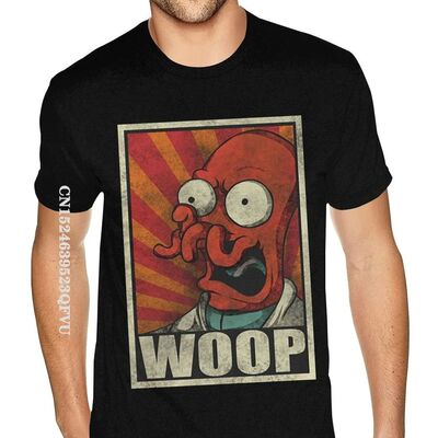 Hilarious Woop Zoidberg Photo T-Shirt Men Kawaii Tee Shirts