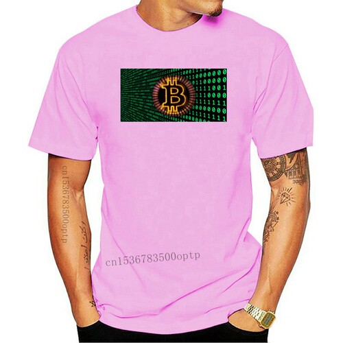 New 2021 2021 Summer Tee Shirt Technology Binary Bitcoin Cod