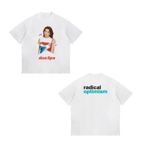Summer High-quality Pure Cotton Dua Lipa Radical Optimism Su